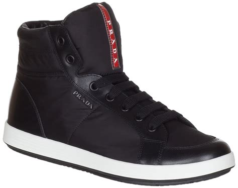 prada high tops sneakers|Prada high top sneakers sale.